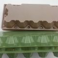 Упаковка для куриных яиц (ПЕТФ) 10 гнезд коричневая, зеленая