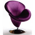Кресло Орхидея, ткань фиолетового цвета