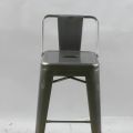 Полубарный стул Tolix Low Galvanized (Толикс Низкий Гальванизированный), H-660